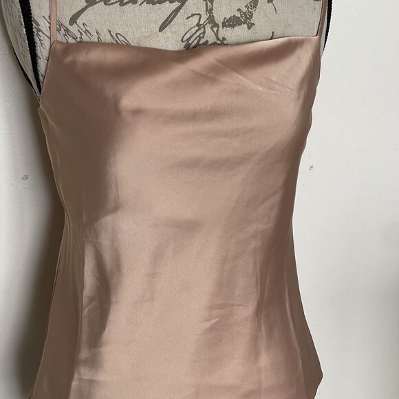 Banana Republic Womens Camisole Tank Top Size XXS Petite Metallic Light Academia - Picture 5 of 14